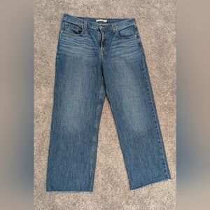 Levi's Low Pro Straight Jeans in Blue Wash Size 32